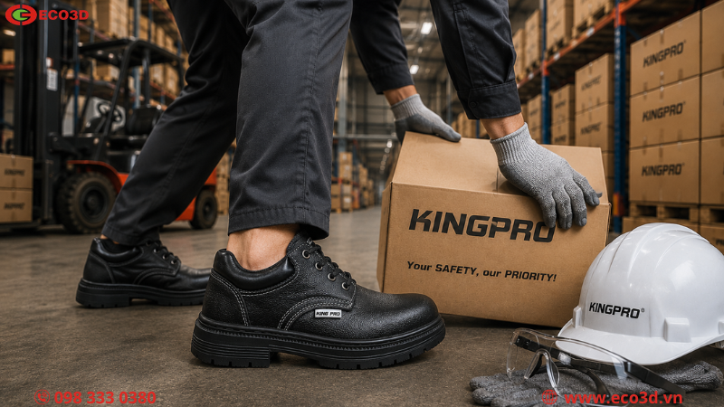 Giày bảo hộ KingPro RENA S100 nguồn hàng ổn định cho doanh nghiệp và đại lý